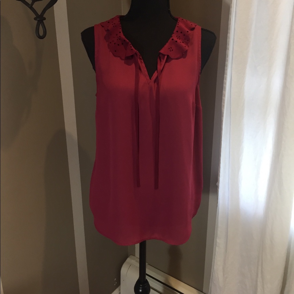 Lauren Conrad Burgundy Top